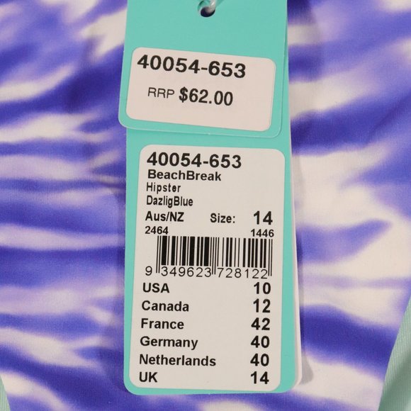 NWT Seafolly X Revolve Beach Break Ruched Retro Hipster Swim Bottoms - Picture 3 of 8